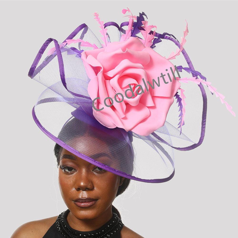 Women'S Fashion Kentucky Derby - قبعة ديربي كبيرة للنساء ، غطاء