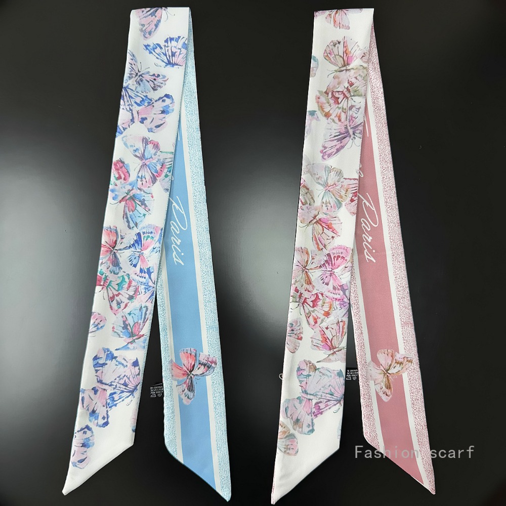 Women Fashion Necktie - خفيفة الوزن الأزهار وشاح المرأة الصيف