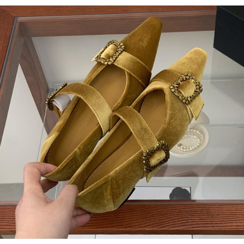Women'S Fashion Shoes - أحذية نسائية كلاسيكية بمقدمة مدببة، تصميم