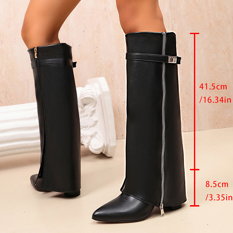 أحذية نسائية طويلة حتى الركبة  - مراجعة Women'S Fashion Knee High Boots وسعره