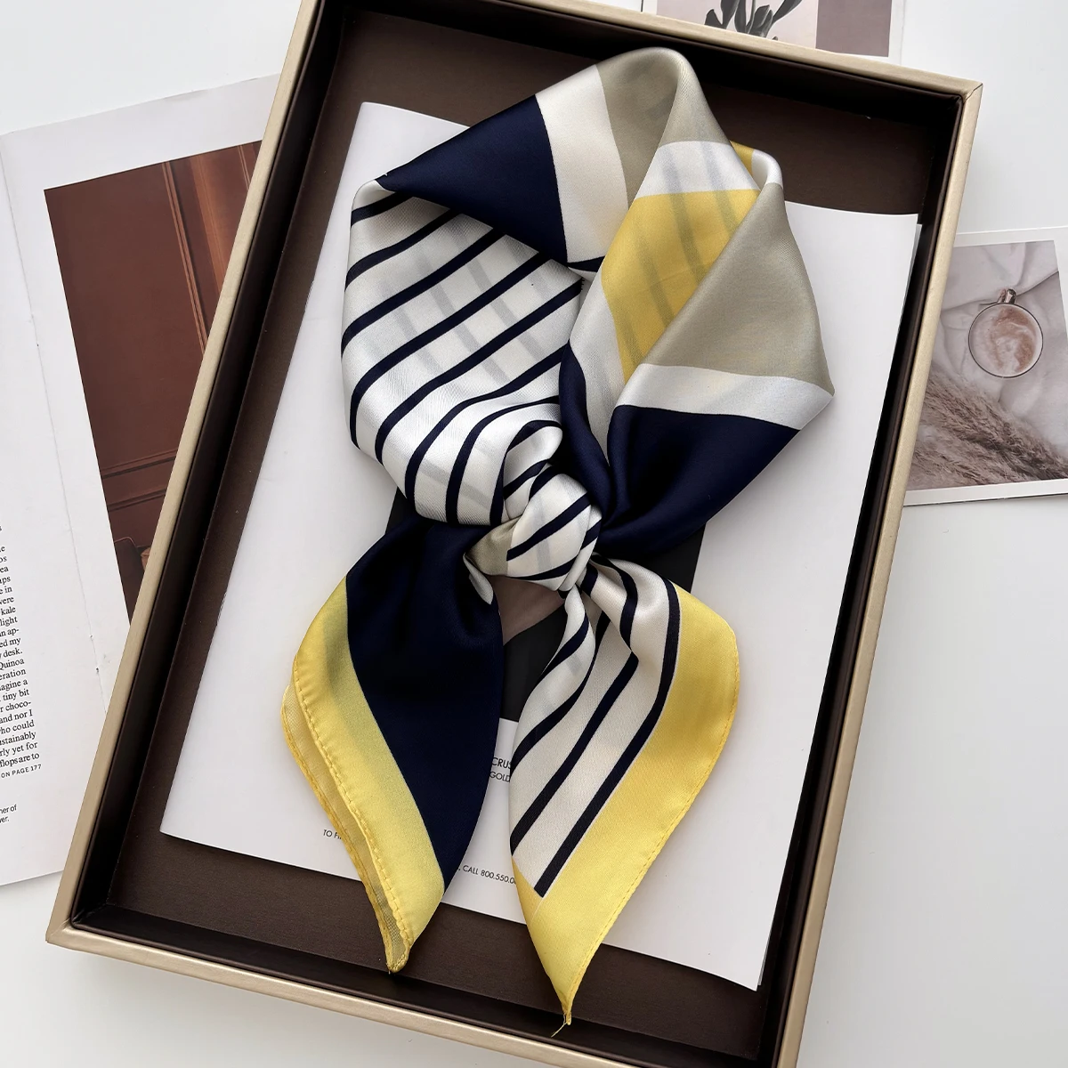 70 سنتيمتر المرأة لينة الساتان - مراجعة Women Fashion Necktie وسعره