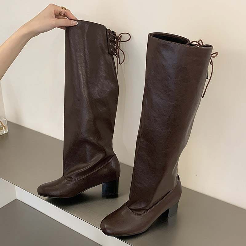 أحذية نسائية طويلة جديدة لشتاء - مراجعة Women'S Fashion Knee High Boots وسعره