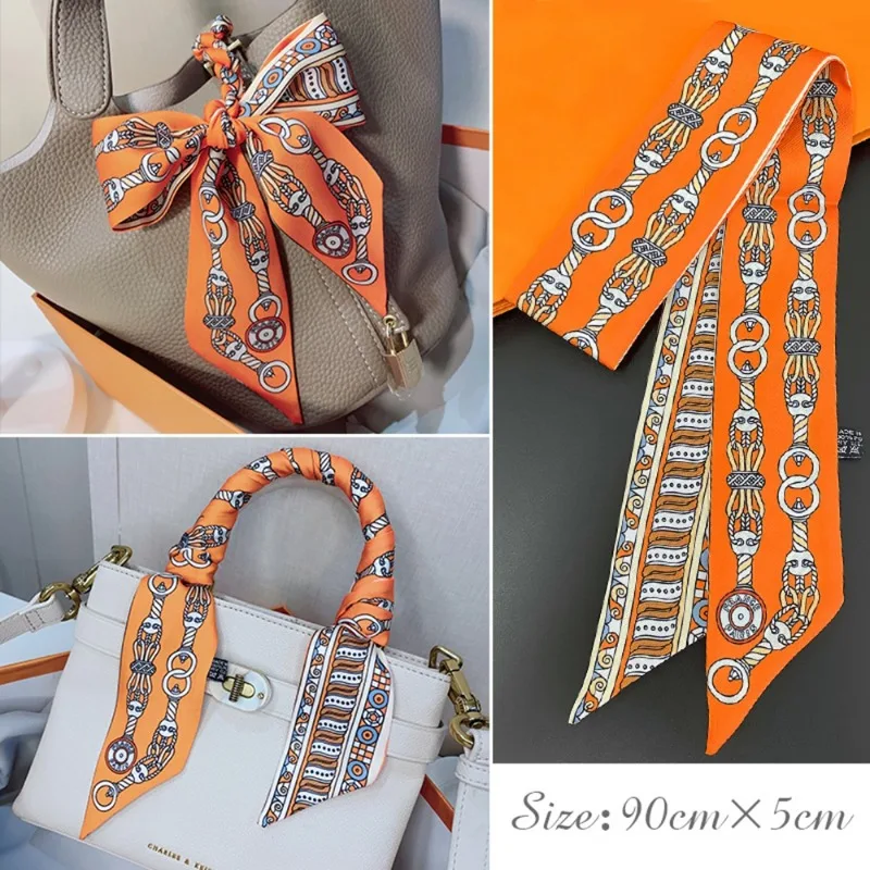 موضة نحيل وشاح حريري للنساء مو - مراجعة Women Fashion Necktie وسعره