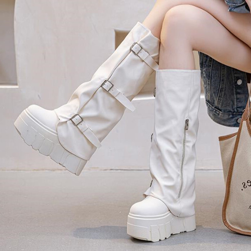 جديد 2026 موضة ماركة الخريف ال - مراجعة Women'S Fashion Knee High Boots وسعره